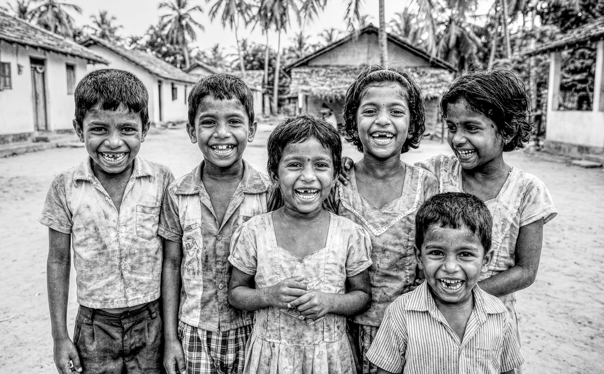 Children smiling together